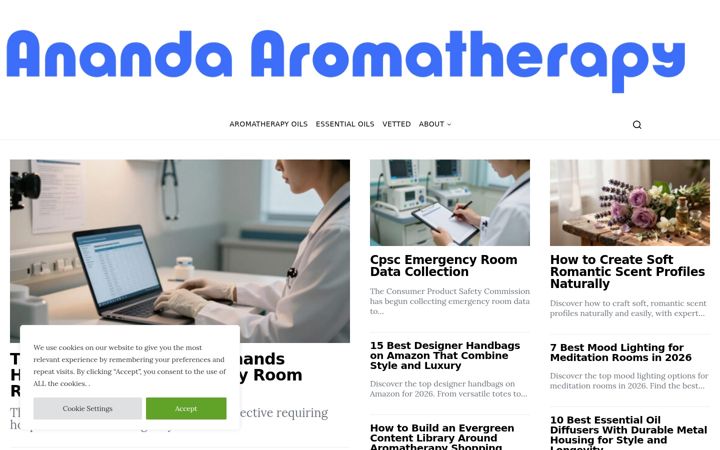 Screenshot of ananda-aromatherapy.com