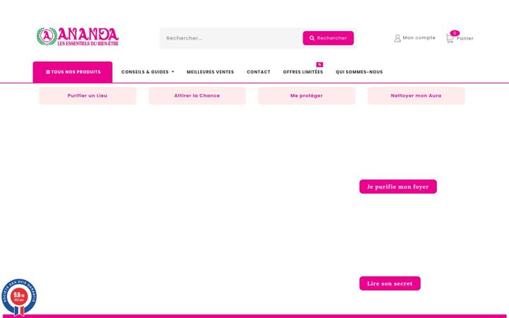 Screenshot of ananda-oasis.fr