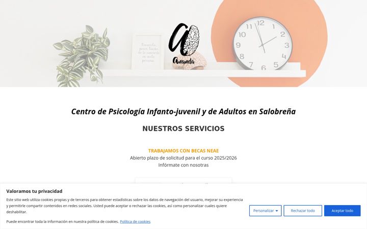 Screenshot of anandadesarrollo.es