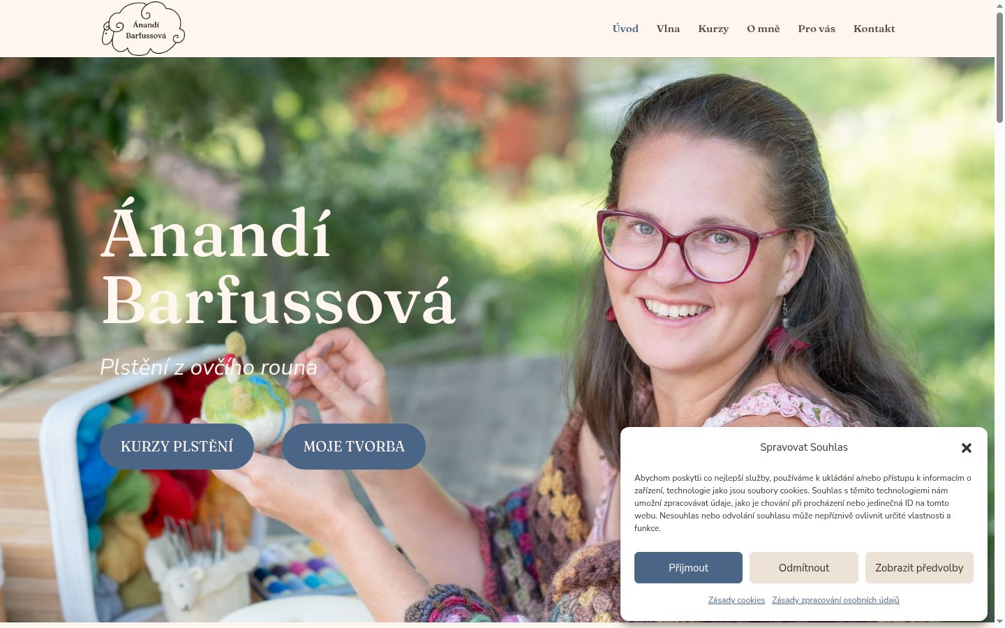 Snimka zaslona bannera za privolu prikazanog prije bilo kakve interakcije