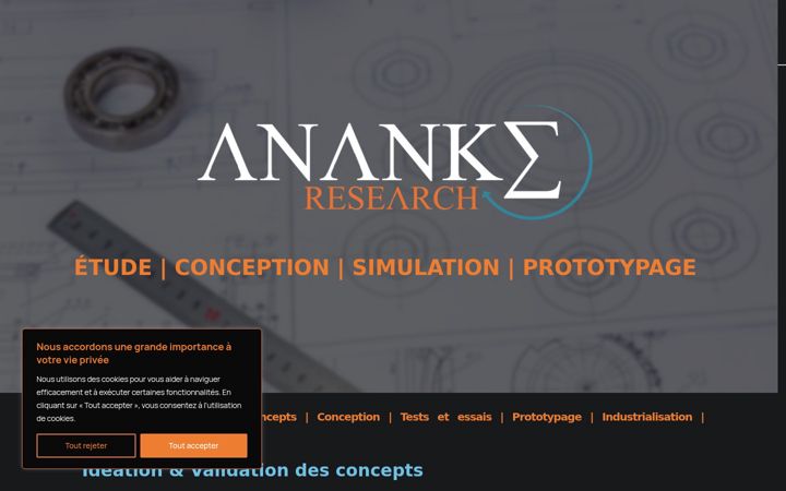 Screenshot of ananke.company