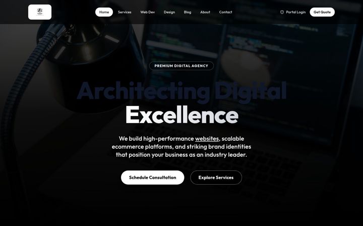 Screenshot of anantawebtech.com
