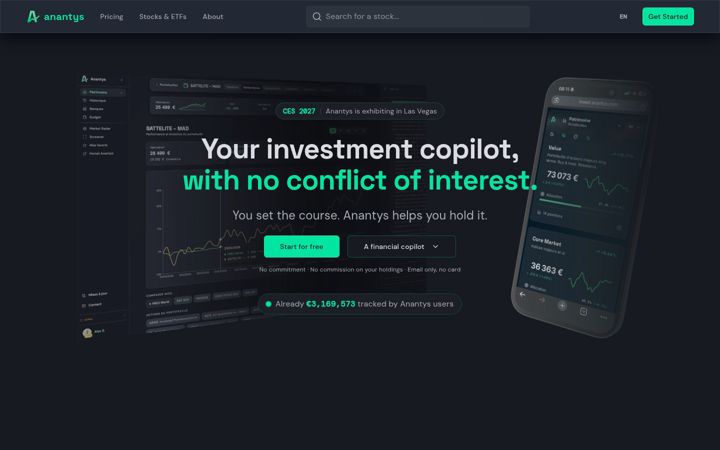 Screenshot of anantys.com