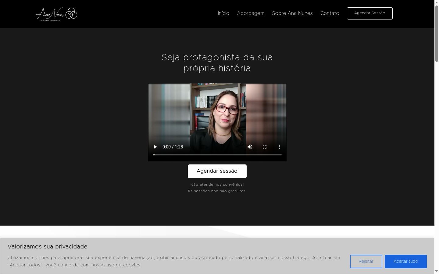Screenshot tal-banner tal-kunsens muri qabel kwalunkwe interazzjoni