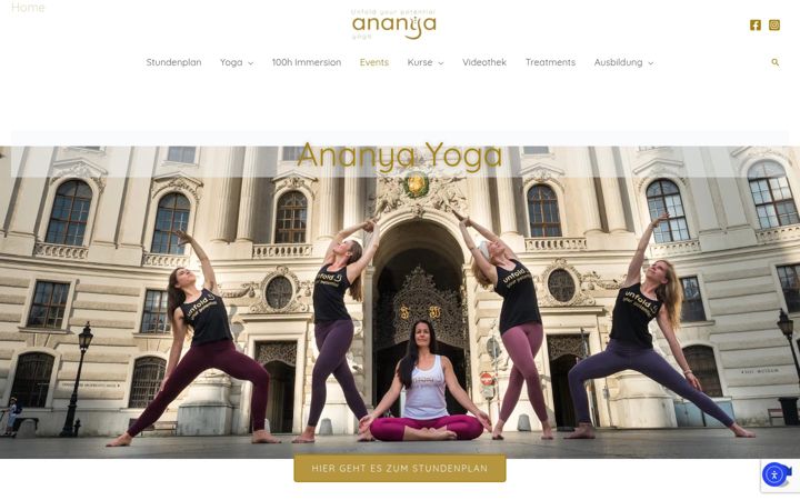 Screenshot of ananya.at