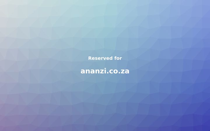 Screenshot of ananzi.co.za