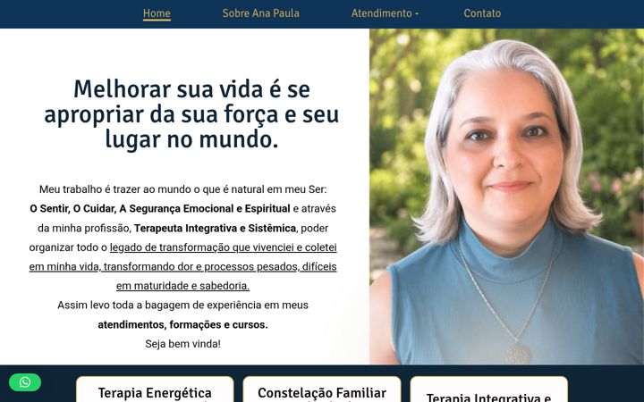 Kuvakaappaus sivustosta anapaulacandido.com.br