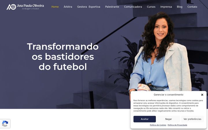 Screenshot of anapaulaoliveira.com.br