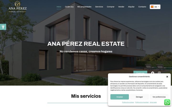 Screenshot of anaperezrealestate.pro