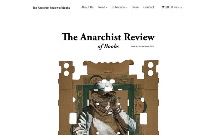 Zrzut ekranu anarchistreviewofbooks.org