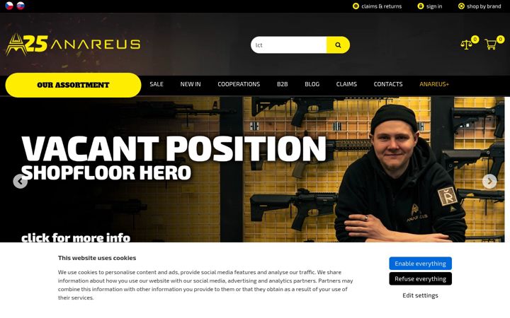 Screenshot of anareus.cz