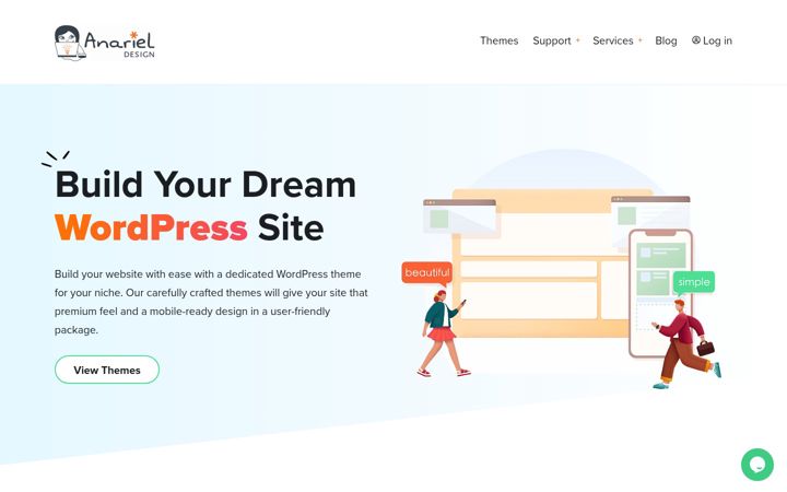 Screenshot di anarieldesign.com