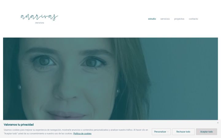 Screenshot of anarivasinteriorismo.com