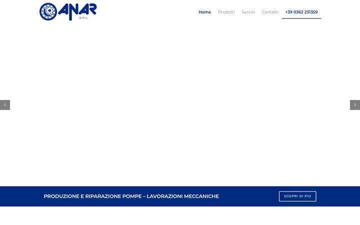 Screenshot stránky anarsrl.it