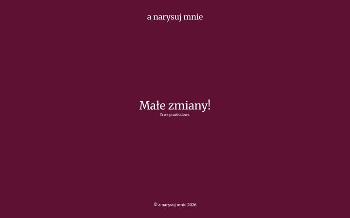 Screenshot of anarysujmnie.pl