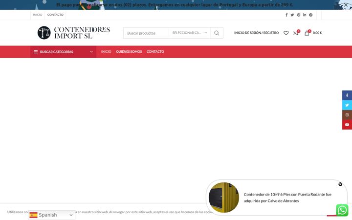 Screenshot of anas-importsl.com