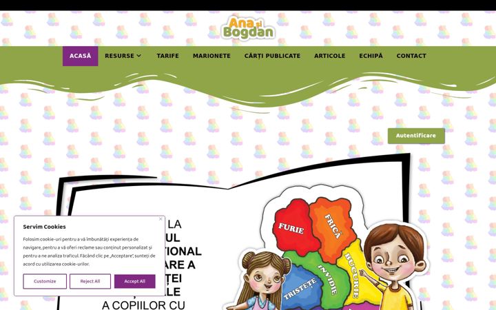 Screenshot of anasibogdan.ro