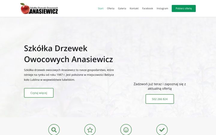Screenshot of anasiewiczszkolka.pl