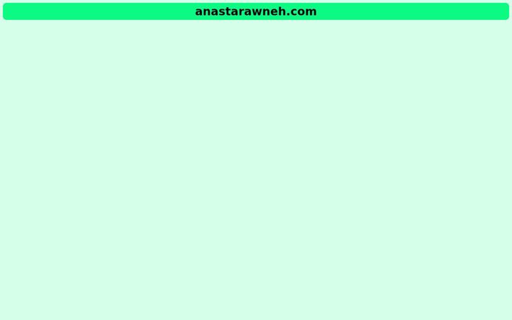 Screenshot of anastarawneh.com
