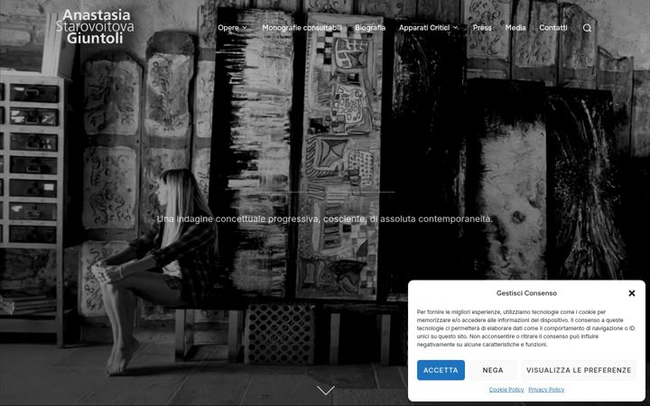 Screenshot of anastasiagiuntoli.com