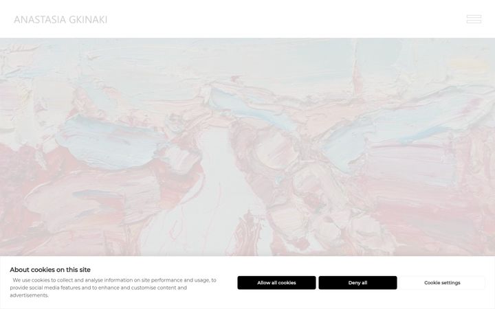 Screenshot of anastasiagkinaki.gr