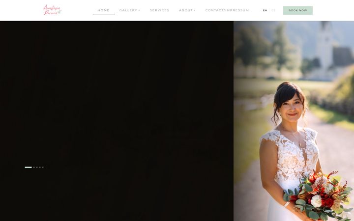 Screenshot of anastasiapereira.com