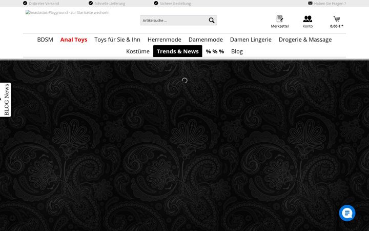 Screenshot of anastasias-playground.de
