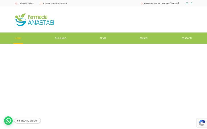 Screenshot of anastasifarmacia.it