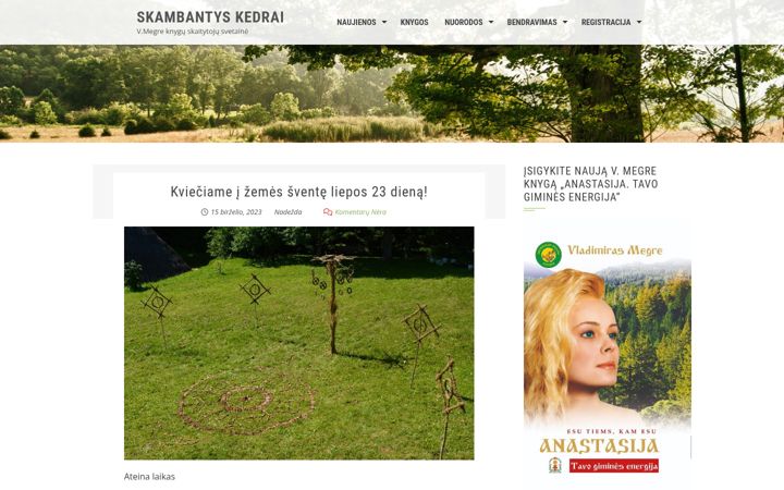 Screenshot stránky anastasija.lt