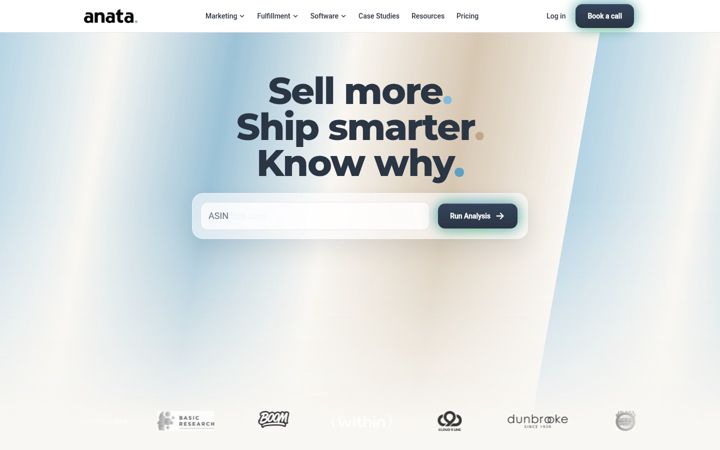 Screenshot of anatainc.com
