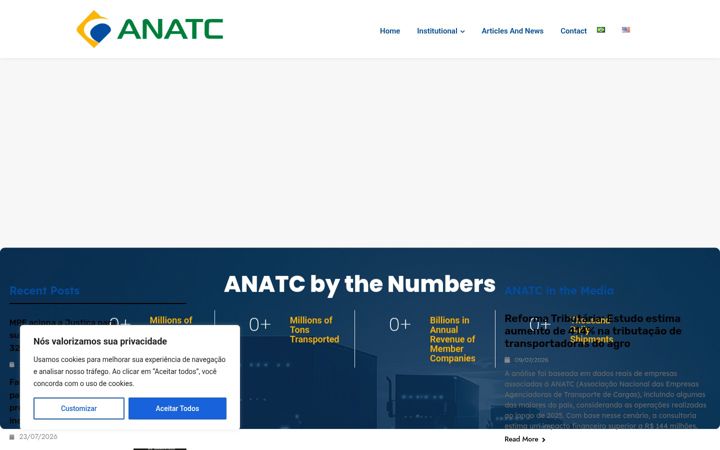 Skærmbillede af anatc.com.br