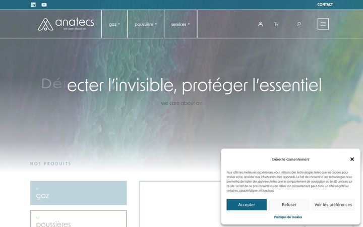 Screenshot of anatecs.fr