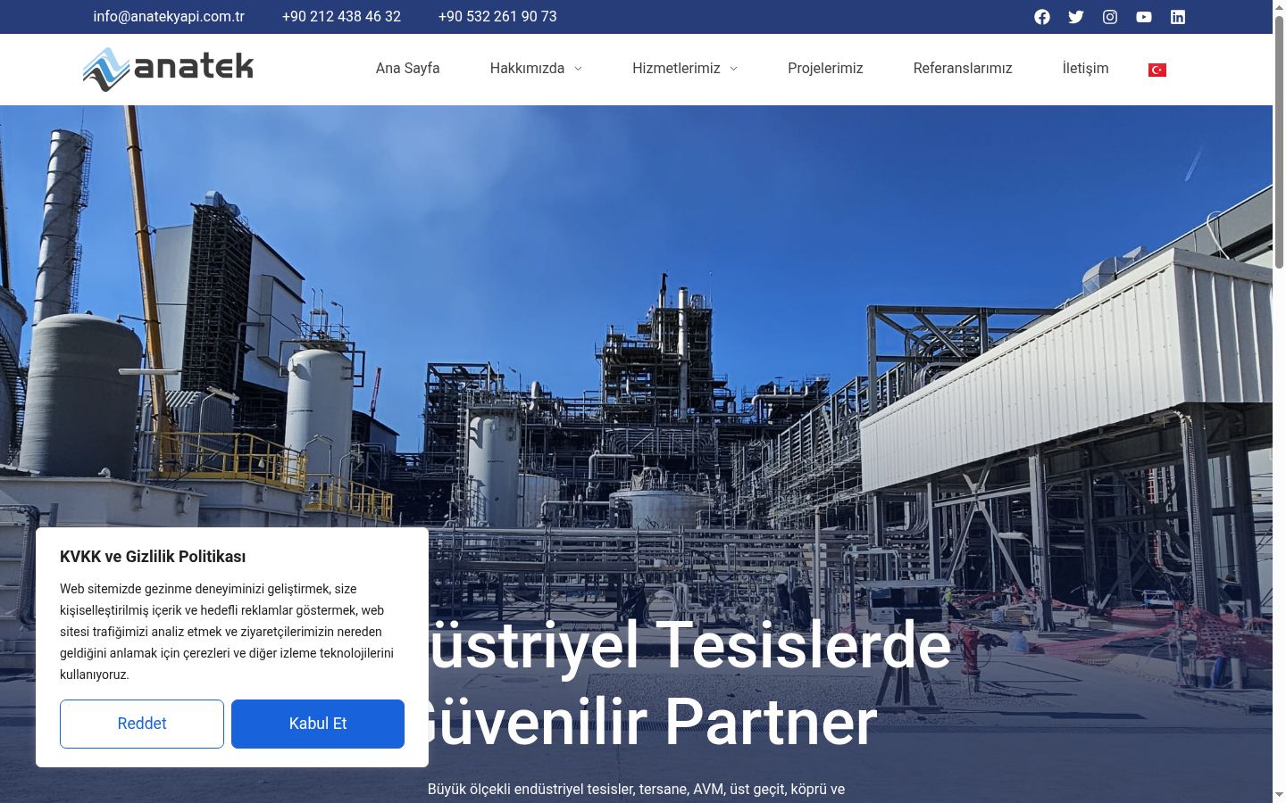 Screenshot van de toestemmingsbanner zoals getoond vóór enige interactie