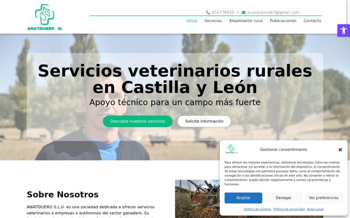 Screenshot of anatiduero.com