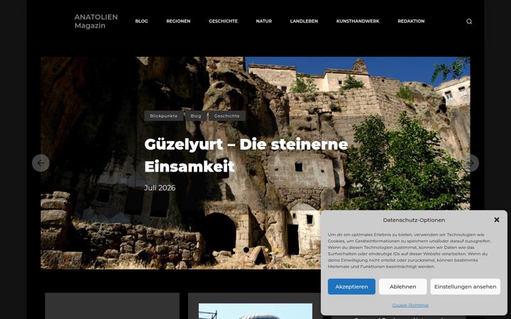 Zrzut ekranu anatolienmagazin.de