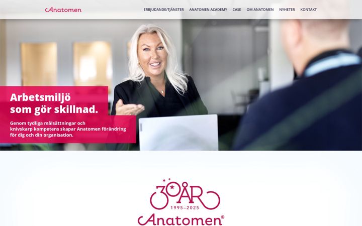 Screenshot von anatomen.se