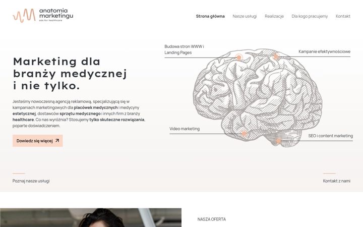 Posnetek zaslona anatomiamarketingu.pl