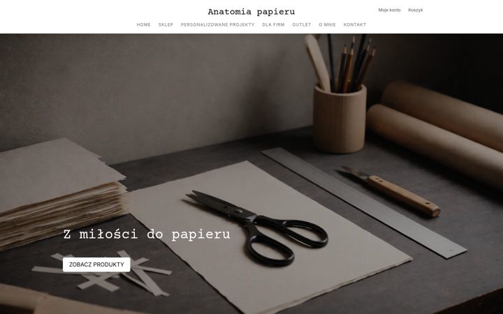 Posnetek zaslona anatomiapapieru.pl
