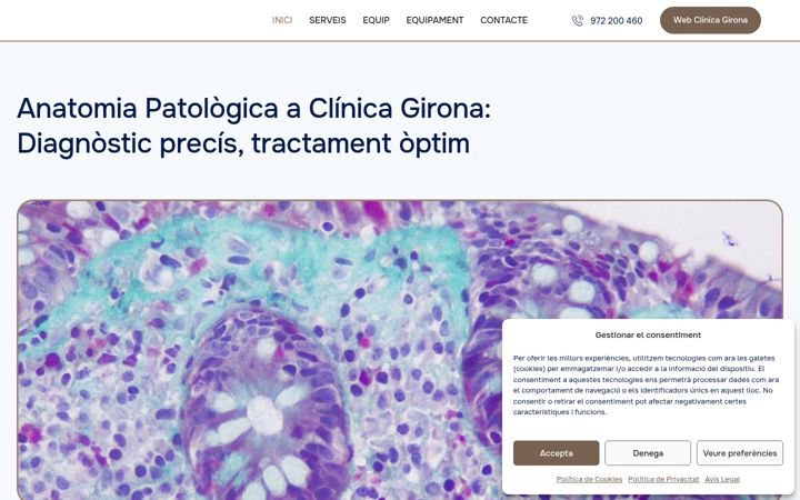 Screenshot of anatomiapatologica.cat