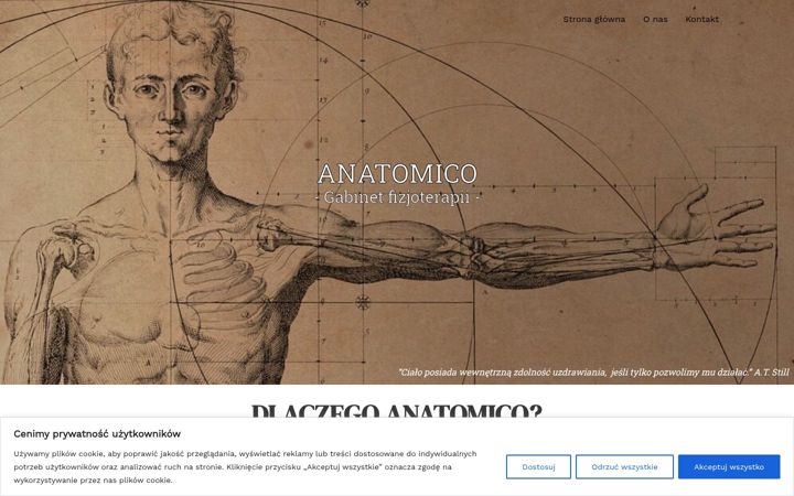 Posnetek zaslona anatomico.pl