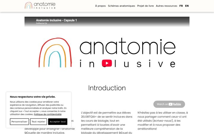Screenshot of anatomieinclusive.org