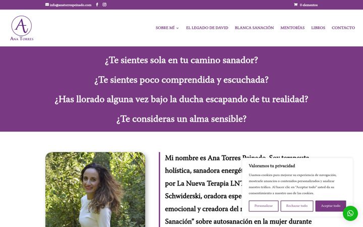 Screenshot of anatorrespeinado.com