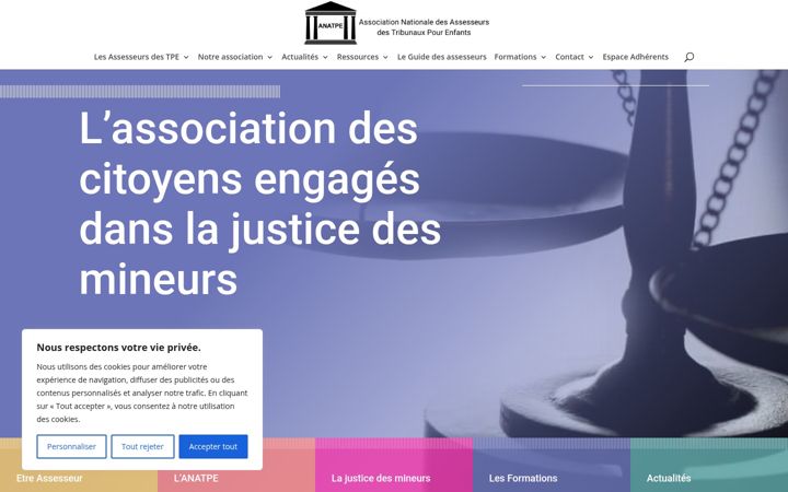 Screenshot of anatpe.fr