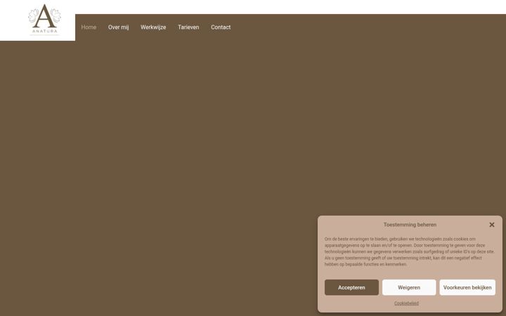 Screenshot of anatura-health.be