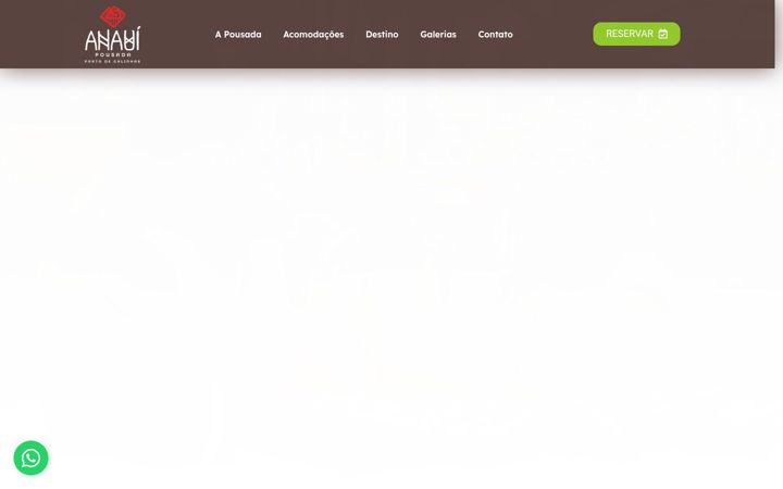 Skærmbillede af anauipousada.com.br