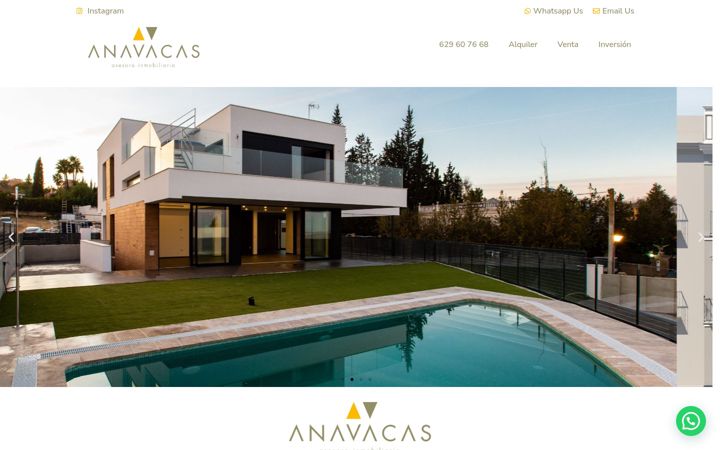 Screenshot of anavacas.es