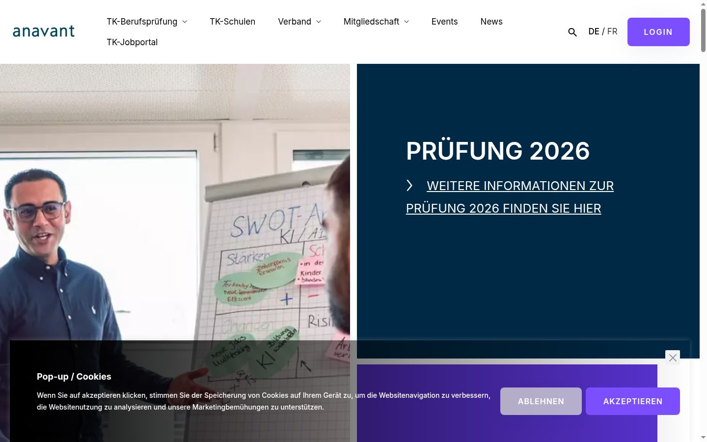 Sutikimo reklamjuostės, rodytos prieš bet kokią sąveiką, ekrano kopija