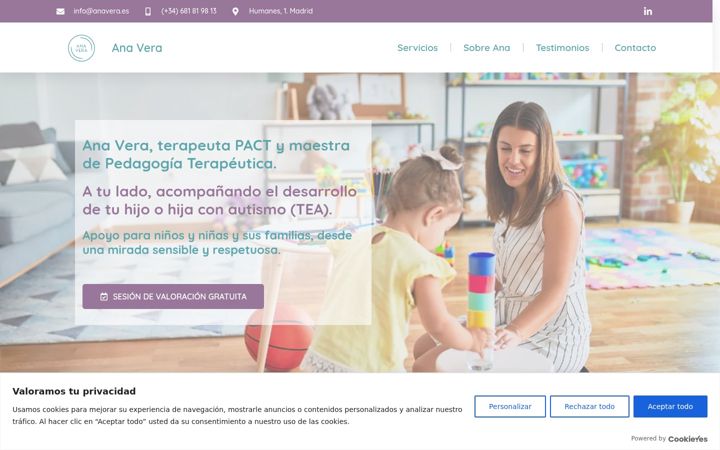 Screenshot of anavera.es