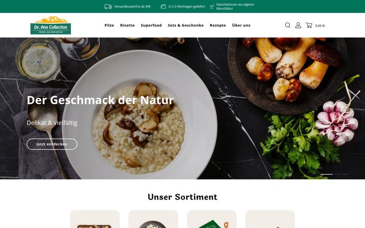 Screenshot of anavita-gmbh.de