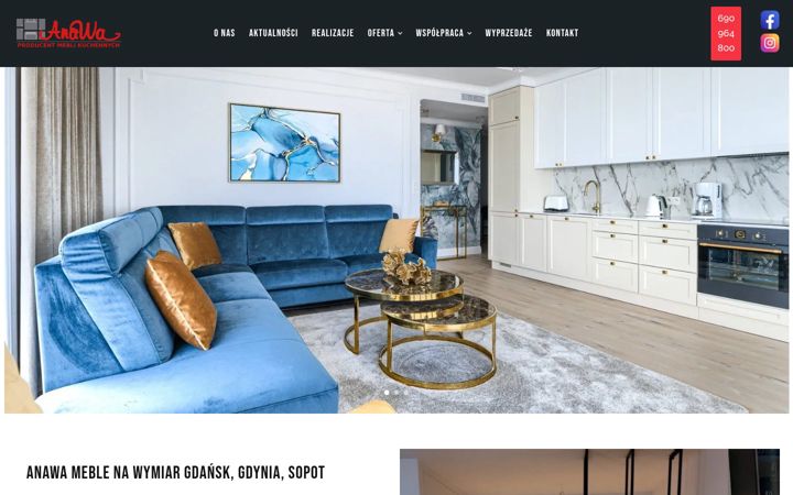 Screenshot of anawa.pl